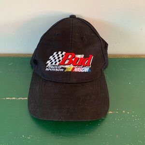 Vintage Bud NASCAR Black Cap